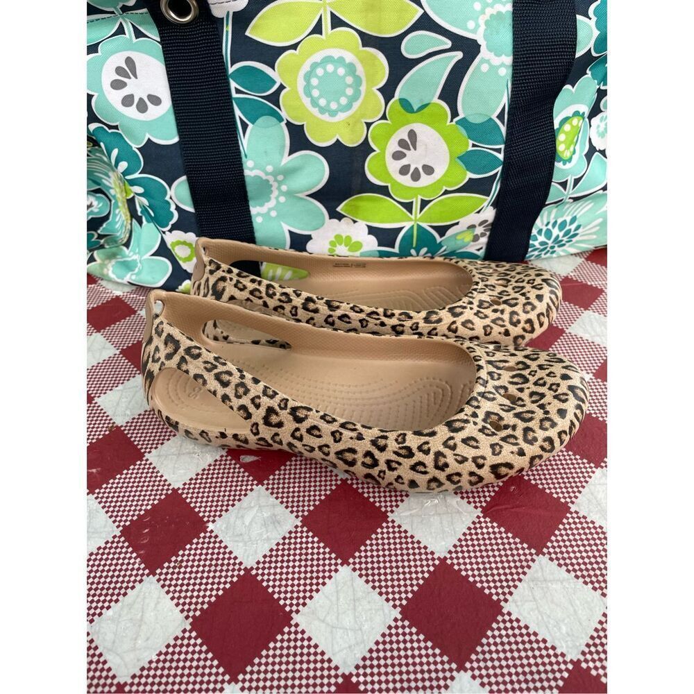 Crocs Laura Graphic Flat Ballet Cheetah Print - image 2